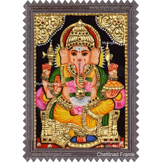 Ganesh Tanjore Painting