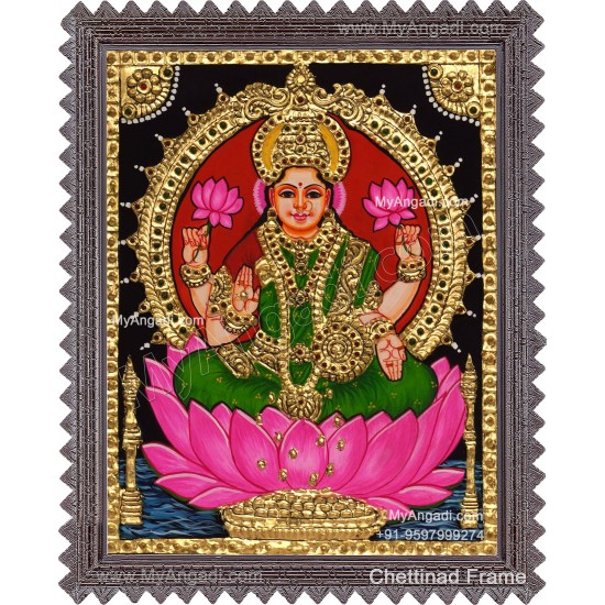 Mahalakshmi Tanjore Painting
