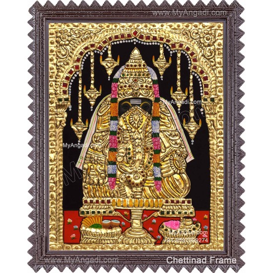 Karpaga Vinayagar Tanjore Painting