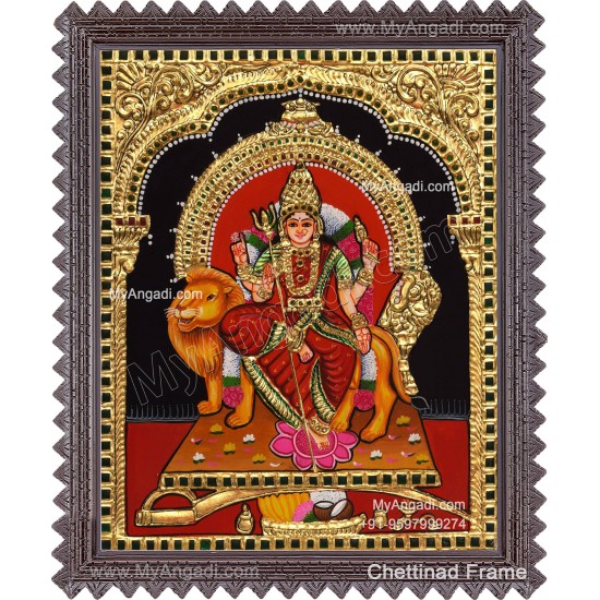 Chamundeshwari Tanjore Painting
