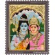 Shivan Parvathi Tanjore Painting