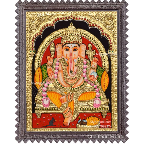 Ganesha Tanjore Painting