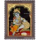 Butter Pot Krishna Tanjore Painting