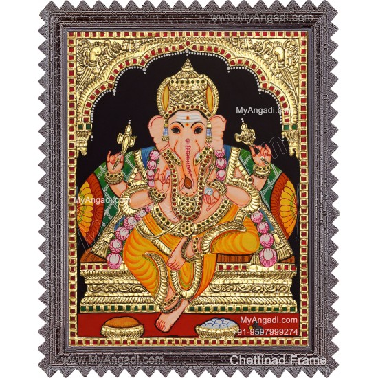 Ganesha Tanjore Painting
