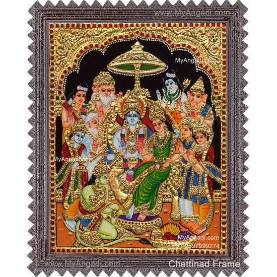 Ramar Pattabhisekam Tanjore Painting