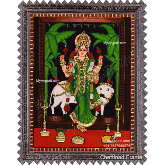 Graha Lakshmi Tanjore Painting