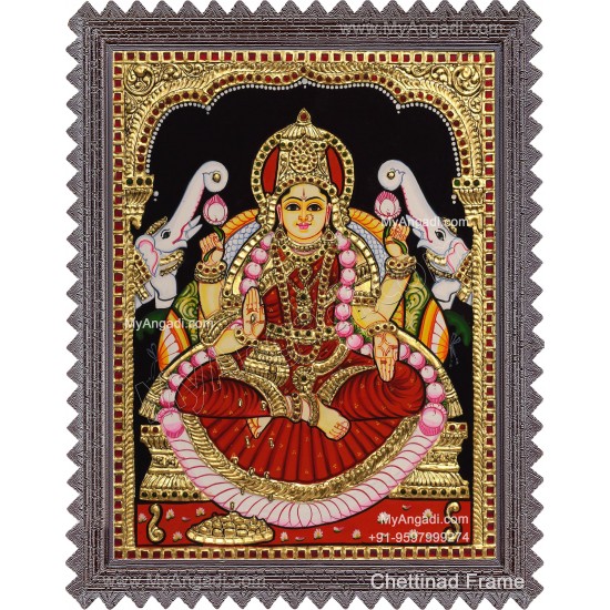 Gajalakshmi Tanjore Painting