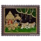 Geetha Saaram Tanjore Painting, Krishna Arjuna Chariot Tanjore Painting