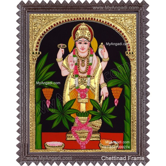 Sathya Narayana Swami Tanjore Painting