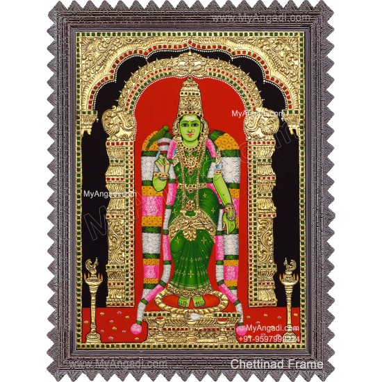 Meenakshi Amman Tanjore Painting