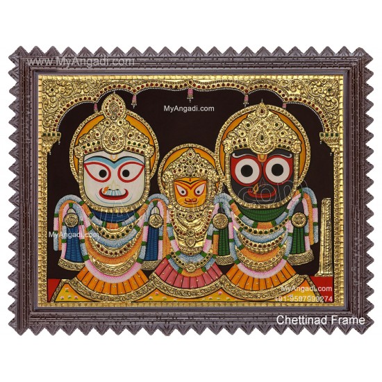 Jagannathar -  Tanjore Painting