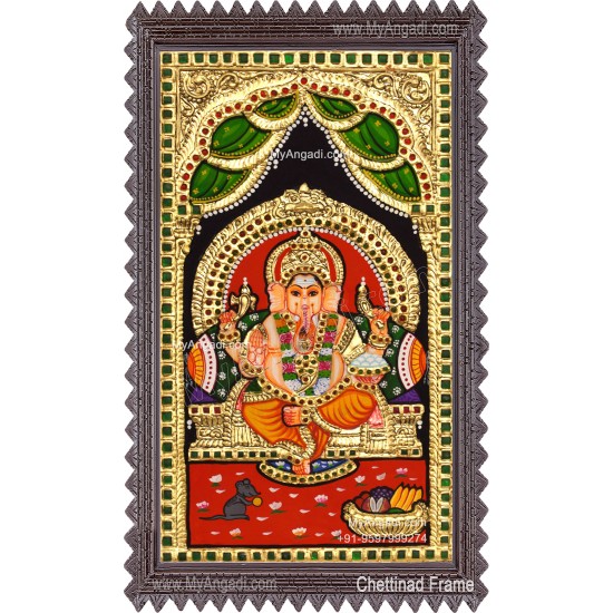 Ganesha Tanjore Painting