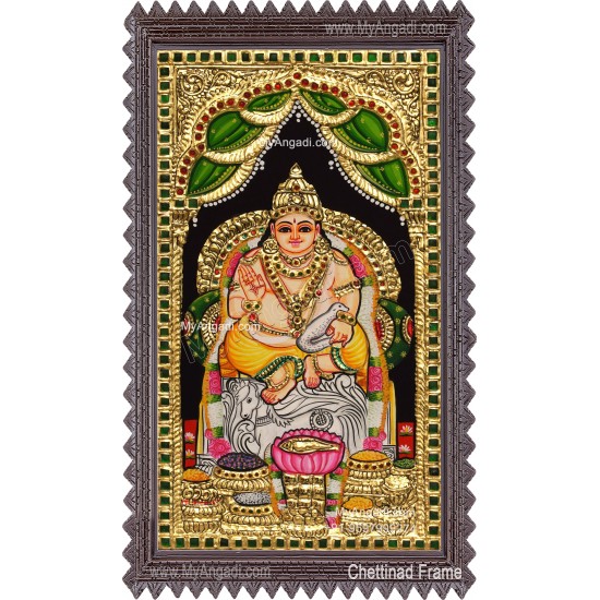 Kubera Lakshmi Tanjore Painting