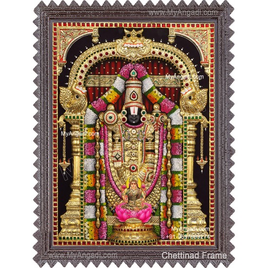 Balaji Lakshmi 3D Tanjore Painting