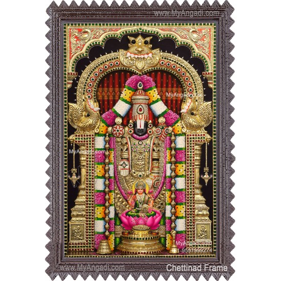 Balaji Lakshmi 3D Tanjore Painting
