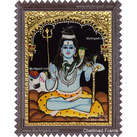  Lord Shiva Tanjore Painting