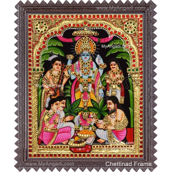 Sathya Narayana Tanjore Painting