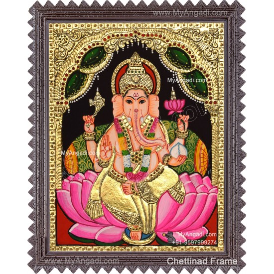 Ganesha Tanjore Painting