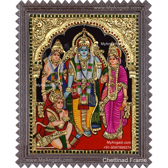 Ram Darbar Tanjore Painting