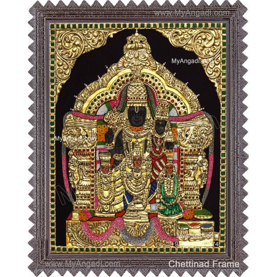 Parthasarathy Perumal Tanjore Painting