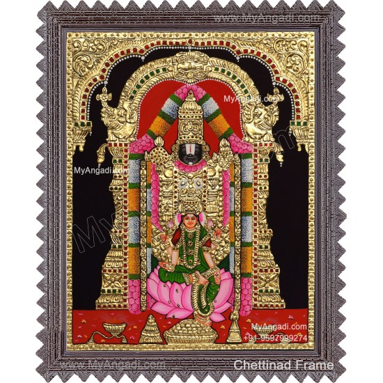 Balaji Lakshmi Tanjore Painting