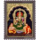 Kamatchi Amman Sankarar Kanchi Periyavar Tanjore Painting