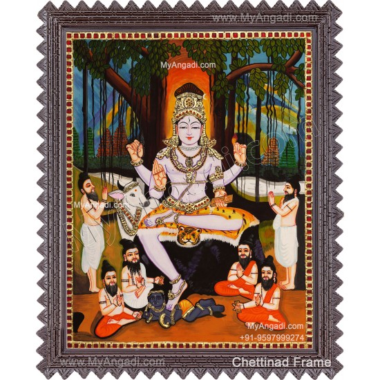Dakshinamurthi Tanjore Painting