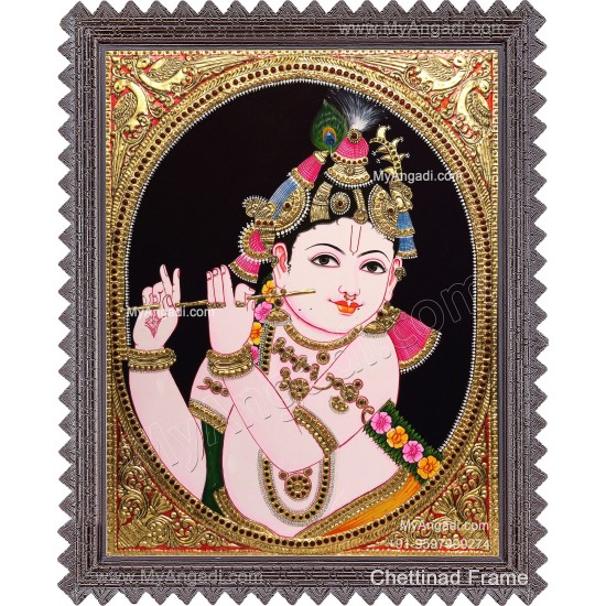 Krishna Tanjore Painting