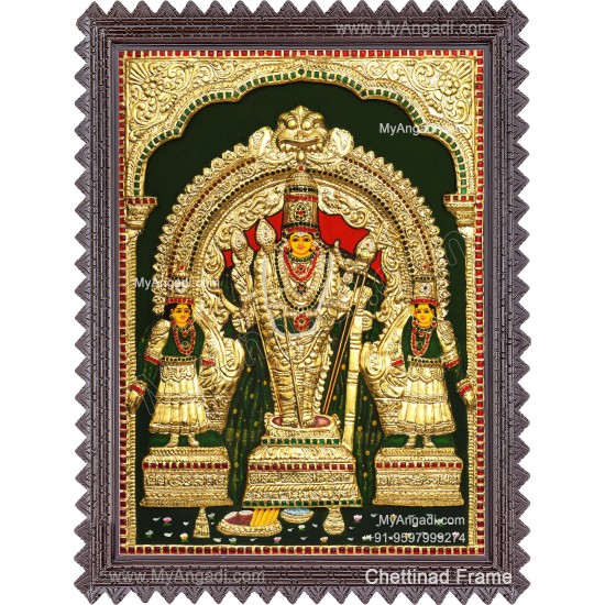 2D Thiruchendhur Murugan Tanjore Paintings