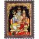 3D Shivan Parvathi Tanjore Painting