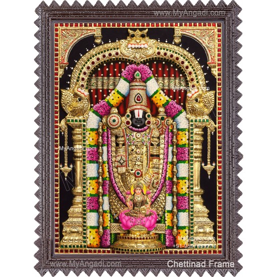 Balaji 3d Tanjore Painting