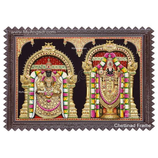3D Balaji Thayaar Tanjore Painting