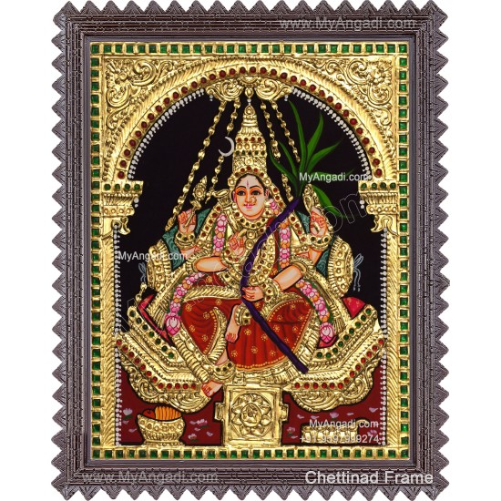 Raja Rajeshwari Tanjore Painting
