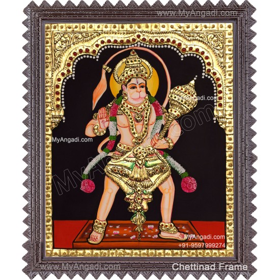 Hanuman Tanjore Painting
