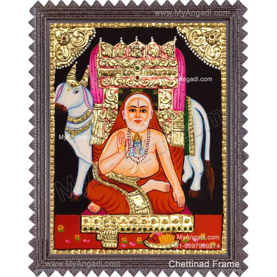 Ragavendra Tanjore Painting, Saint Tanjore Painting