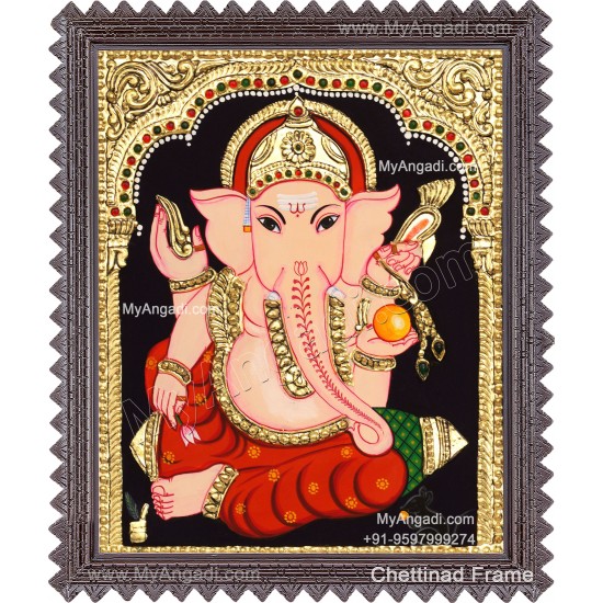 Ganesha Tanjore Painting