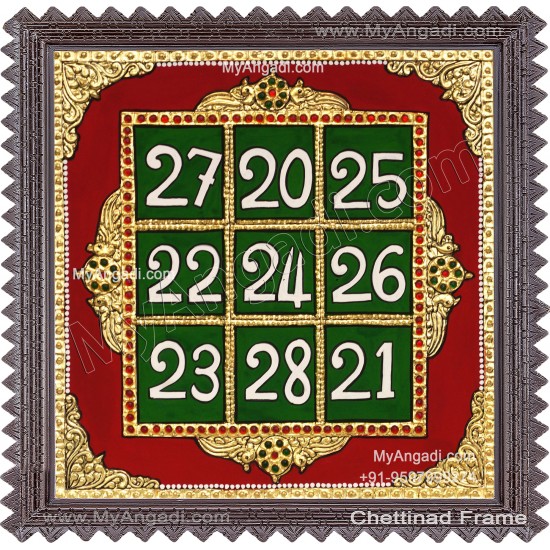 Kubera Yantra Tanjore Painting
