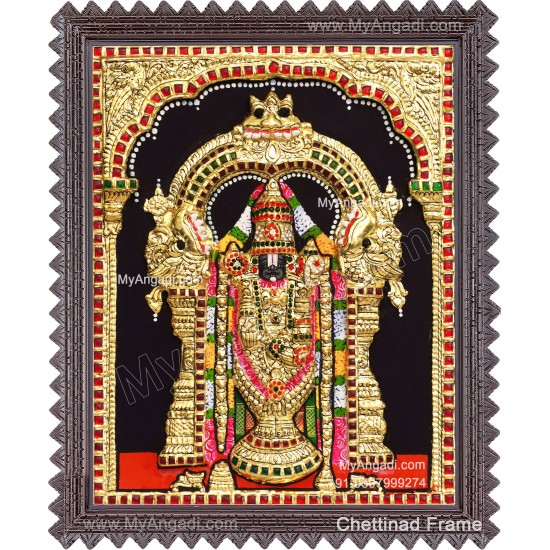 3D Balaji Tanjore Painting