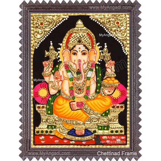 Ganesha Tajore Painting