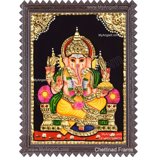 Ganesha Tanjore Painting