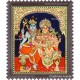Shivan Family Tanjore Painting