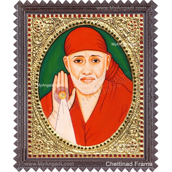 Saibaba Tanjore Painting
