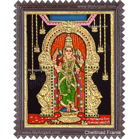 Meenakshi Amman Tanjore Painting