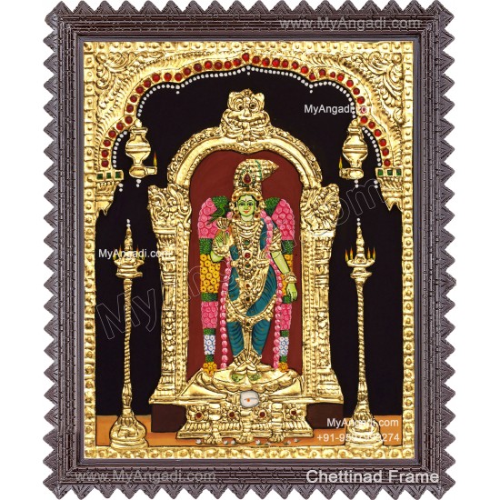 Meenakshi Amman Tanjore Painting