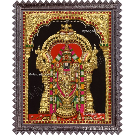 Balaji 3d Tanjore Painting