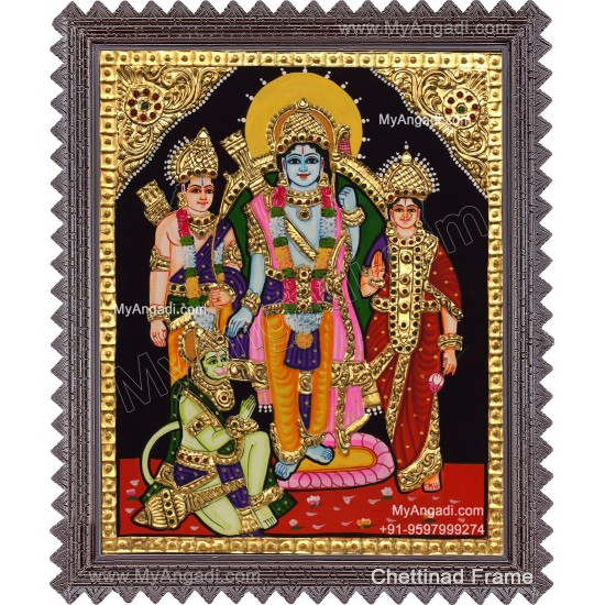 Ram Darbar Tanjore Painting