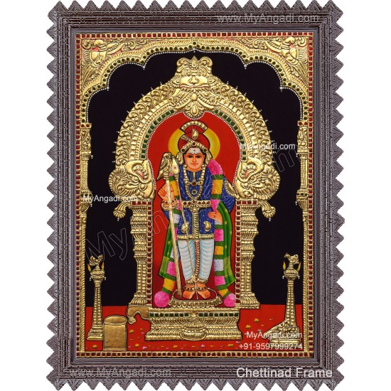 Palani  Murugan Tanjore Painting