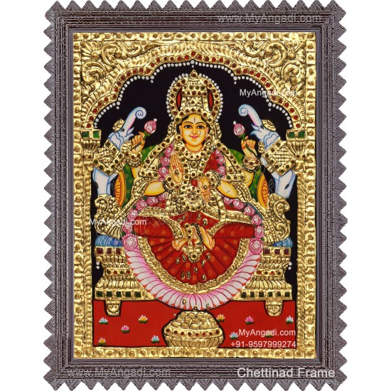 Gajalakshmi Tanjore Painting