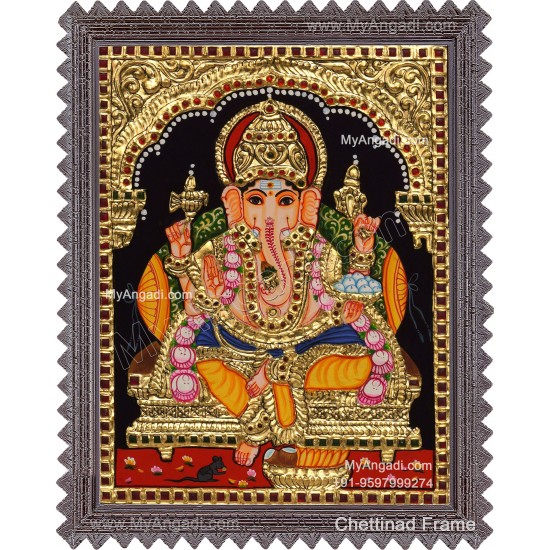 Ganapathi Tanjore Painting Tanjore Painting