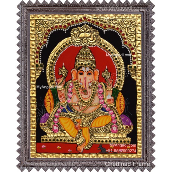 Ganapathi Tanjore Painting 